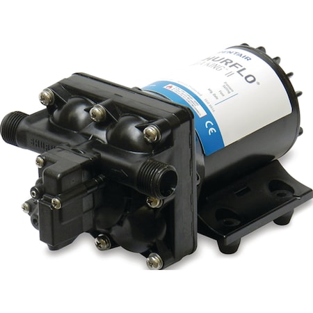 Shurflo Aqua King II Black 55 PSI 3 GPM Automatic Fresh Water Pump 8 1/8 X 5 X 4 1/8